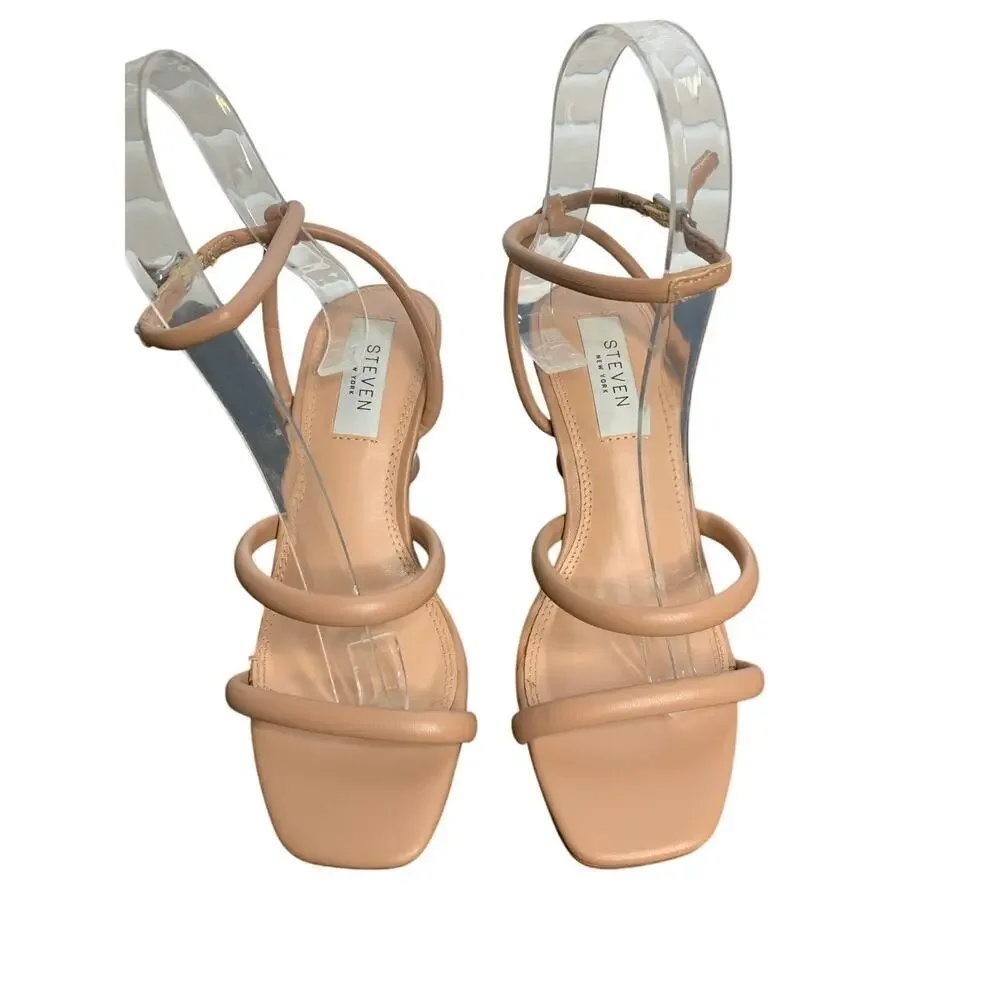 Steven by Steve Madden Jaimeh Tubular Strap Heeled Sandals - Picture 2 of 6